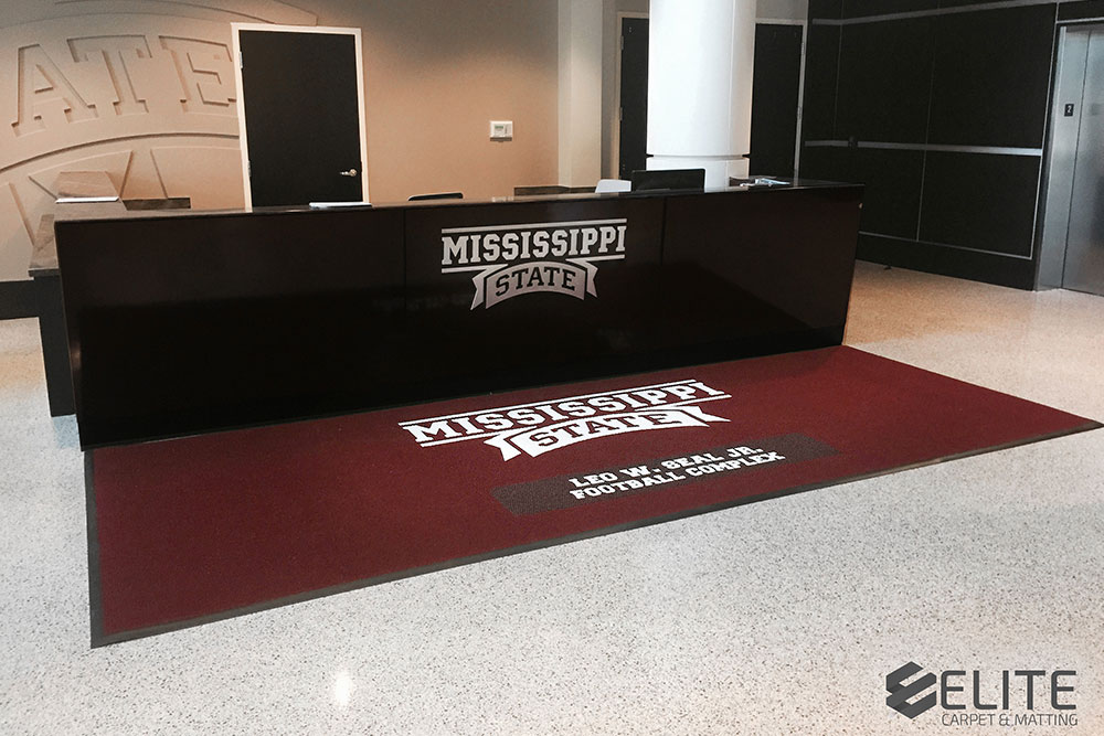 mississippi state university logo mat