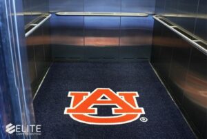 elevator logo mat